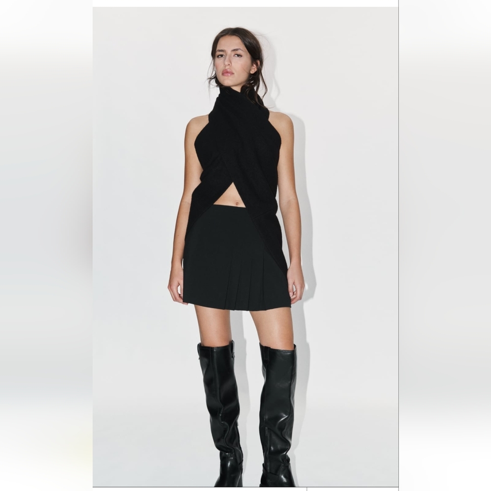 Zara Pleated Mini Skirt